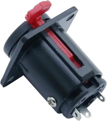 6.35 مللي متر جاك لوحة جبل TRS 1/4 بوصة أنثى مقبس كابل الصوت موصل المحطة (الفضة) in Kuwait