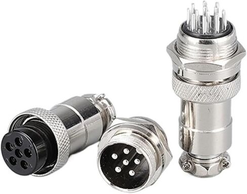 GX12 GX16 GX20-2/3/4/5/6/7P Automotive Male and Female Plug and Socket Connectors(GX 20,10SETS MALE FEMALE_4P) in Saudi Arabia