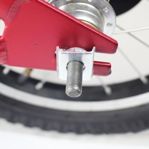 ZYAMY 10PCS Bicycle Stabilizer Bar Vertical Bracket Positioning Mounting Plate Spacer 23mm Bicycle Side Wheel Positioning Piece Bicycle Auxiliary Rubber Flashing Silent Wheel in Saudi Arabia