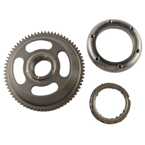 Starter Clutch Gear Assembly for Motorcycle 1S4-15515-00-00 5BP-15590-00-00 Compatible with YBR250 YBR 250 in Saudi Arabia
