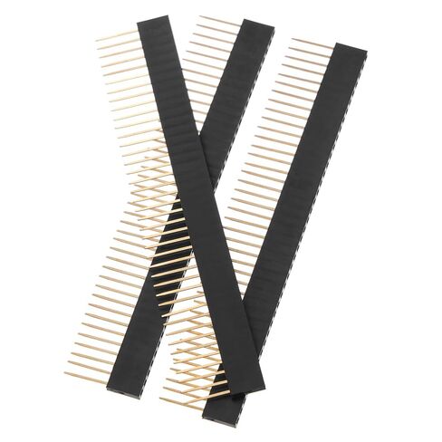 10pcs 1 * 40P Single-Row pin 2.54mm Pitch PCB Connector Ultra high Female Stack Head, pin Length 4.3 inch. in Saudi Arabia