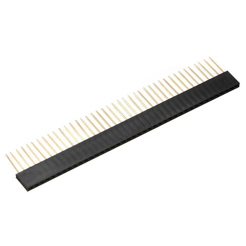 10pcs 1 * 40P Single-Row pin 2.54mm Pitch PCB Connector Ultra high Female Stack Head, pin Length 4.3 inch. in Saudi Arabia