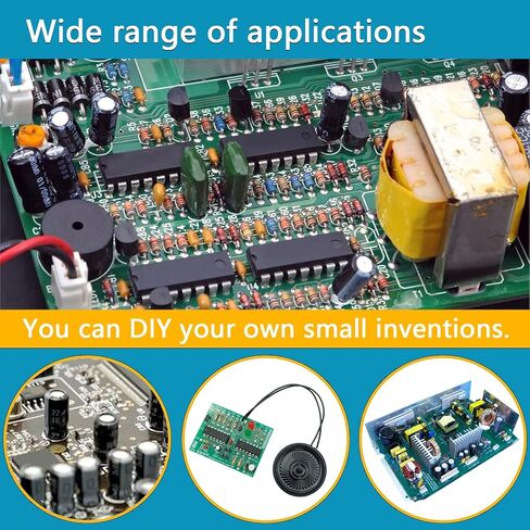 42 Values 810 Pieces, 0.1uF-2200uF, 10V 16V 25V 50V 100V, Electrolytic Capacitor Assortment Kit, DIY in-line Aluminum Capacitors Set, Direct Insertion Series in Saudi Arabia
