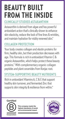 New Chapter Daily Skin Renewal Supplement, Clinical-Strength Astaxanthin for Youthful Skin Care + Collagen Protection with Vitamin C, Vitamin A, E & Zinc - 30 Capsules in Saudi Arabia