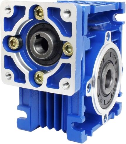 NMRV030 Worm Gear Reducer Speed Ratio 15:1 RV30 NMRV-030 Gearbox for Nema23 Stepper/Servo Motor Shaft(Ratio 40-1) in Kuwait