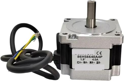Stepper Motor 3N.m 4-Wire NEMA 34 Body Length 66mm Current 4A Step Angle 1.8° D-Shape Single/Dual Output Shaft Stepping in Saudi Arabia