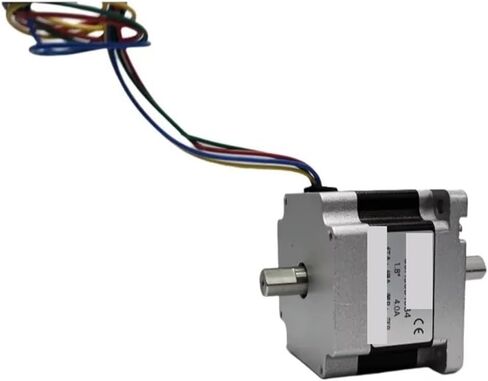 Stepper Motor 3N.m 4-Wire NEMA 34 Body Length 66mm Current 4A Step Angle 1.8° D-Shape Single/Dual Output Shaft Stepping in Saudi Arabia