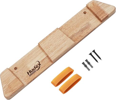 Horizontal Solid Wood Ski Rack Wall Mount - Heavy Duty Ski Storage Organizer with Natural Finish,Compatible with All Mountain,Touring,and Vintage Skis for Garage, Home, or Cabin Display(Medium) in Kuwait