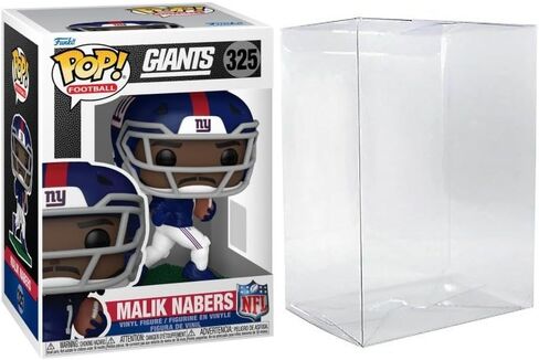 Funko Pop! NFL New York Giants Malik Nabers Vinyl Figure #325 with Protective Case in Saudi Arabia