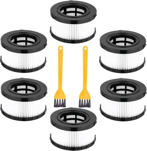4 عبوات فلتر HEPA بديل DC5151H متوافق مع مكنسة DEWALT الرطبة والجافة DC5151H DC515 DCV517 DCV517B-مع فرشتي تنظيف من بيلان in Kuwait