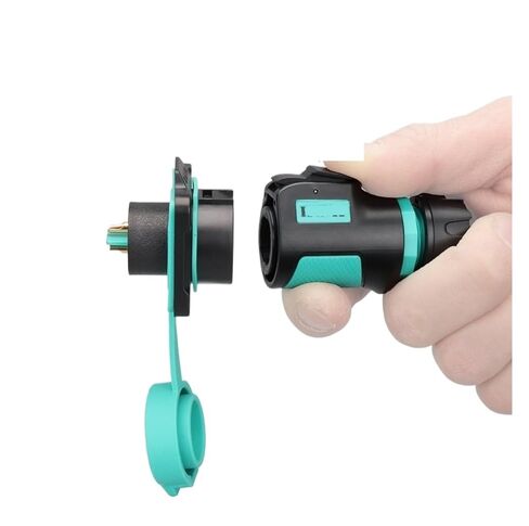 K20 مقاوم للماء الطيران والمقبس 2-3-4 الأساسية 5-7-9P دبوس موصل الطاقة في الهواء الطلق السريع (7 الأساسية التوصيل B7 مربع المقبس 12A250V) in Kuwait