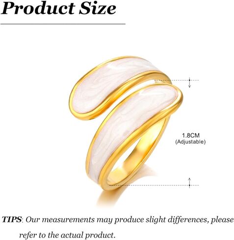 Boho Rings Chunky Adjustable Stainless Steel Rings Summer Jewelry Accessories for Party Anniversary Birthday Gifts for Women in Kuwait