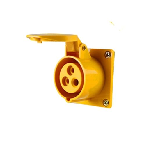 110V-130V Industrial and Socket Connector 4h Three-core 32A Male and Female Butt(Surface Mounted Socket) in Saudi Arabia