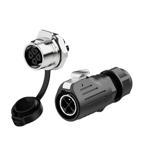 EW-LP20 فتحة واحدة خالية من اللحام ومقبس 2/3/4 موصل مقاوم للمياه M22 (2 كور 30A) in Kuwait