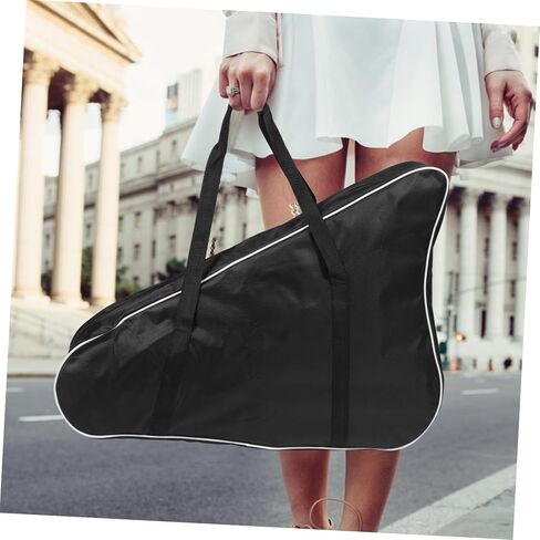 Kisangel Gig Bag Harp Lyre Storage Bag Lyre Carry Case Travel Musician Small Instrument Storage Pouch Acoustic Lyre Carrying Bag Lyre Handbag Lyre Carrying Pouch Key Black Oxford Cloth in Saudi Arabia