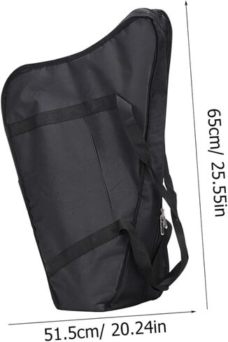 Toddmomy Lyre Harp Carrying Case Qchord Storage Bag Non-slip Thicken Harp Pouch Portable Storage Case in Saudi Arabia