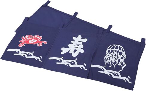 Japanese Sushi Party Decorations Doorway Curtain Feng Shui Hanging Curtain in Saudi Arabia