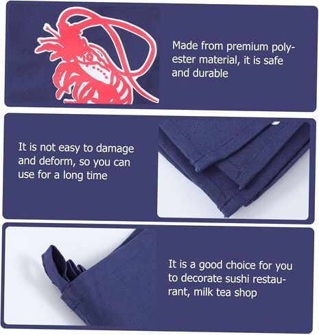 Japanese Sushi Party Decorations Doorway Curtain Feng Shui Hanging Curtain in Saudi Arabia