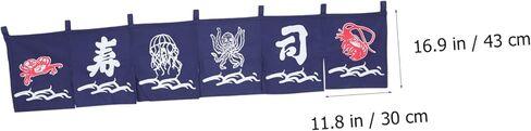 Japanese Sushi Party Decorations Doorway Curtain Feng Shui Hanging Curtain in Saudi Arabia