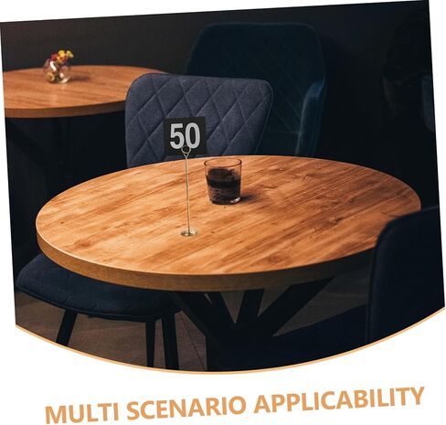 PRETYZOOM 50Pcs Double Sided Table Number Cards Wedding Number Signs for Restaurant Cafe Club Reception Contemporary Design for Easy Visibility Long Lasting Use in Saudi Arabia