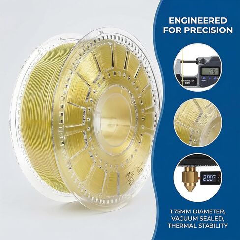 خيوط PVA مقاس 1.75 مم - مادة دعم الطابعة ثلاثية الأبعاد القابلة للذوبان في الماء والقابلة للذوبان لـ Pla، خيوط الطابعة ثلاثية الأبعاد PVA، متوافقة مع Bambu Lab وPrusa وEnder 3 (لون طبيعي) in Kuwait