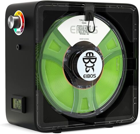 【EIBOS Official】 3D Printer Filament Dryer Easdry Box with Fan, Adjustable Temperature, Humidity Control & Spool Holder, Compatible with 1.75mm 2.85mm 3.00mm Nylon, PLA, ABS in Kuwait