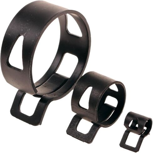 Hose Clamps 75Pcs/Set 6/7/8/9/10Mm Q673B Vacuum Spring Fuel Clip Oil Water Hose Pipe Tube Clamp Black Assortment Kit in Saudi Arabia