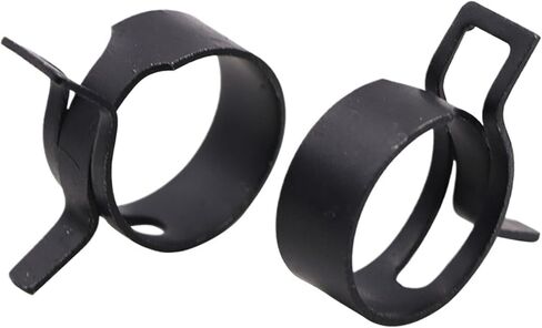 Hose Clamps 75Pcs/Set 6/7/8/9/10Mm Q673B Vacuum Spring Fuel Clip Oil Water Hose Pipe Tube Clamp Black Assortment Kit in Saudi Arabia