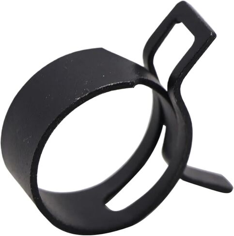 Hose Clamps 130PCS Spring Band Type Action Fuel Line Silicone Vacuum Hose Pipe Clamp Low Pressure Air Clip Fasteners Assortment Kit Black in Saudi Arabia
