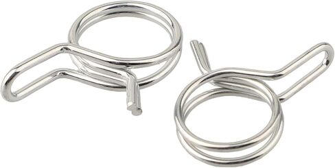 150 قطعة خرطوم سلك مزدوج المشابك عدة 5-14 مللي متر الفولاذ المقاوم للصدأ مشابك زنبركية لأنابيب المياه أدوات السباكة أحجام متنوعة in Kuwait