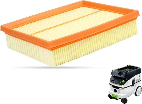 496170 Main Filter Element Compatible with Festool CT 26 CT 36 CT 48 Vacuum/Dust Extractor (2 Packs) in Saudi Arabia