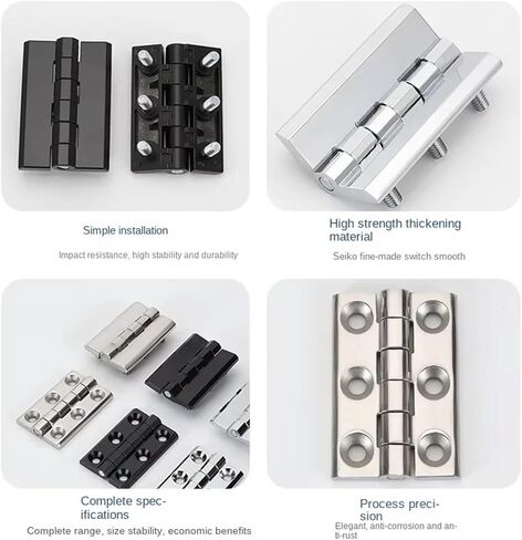 CL226-5 Zinc Alloy Butt Heavy Cabinet Door Hinges Hardware 1Pcs(Gray) in Saudi Arabia