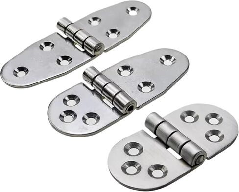 Stainless Steel Hinges Industrial Electrical Machinery Equipment 1Pcs(Brushed-2) in Saudi Arabia