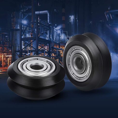 V Groove Pulley Wheels, POM Durable V Shape Groove Wheel with 625 Bearing 5mm Bore for 3D Printer CNC Machine Accessories Pack of 20 in Kuwait