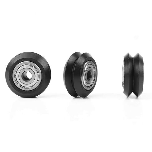V Groove Pulley Wheels, POM Durable V Shape Groove Wheel with 625 Bearing 5mm Bore for 3D Printer CNC Machine Accessories Pack of 20 in Kuwait