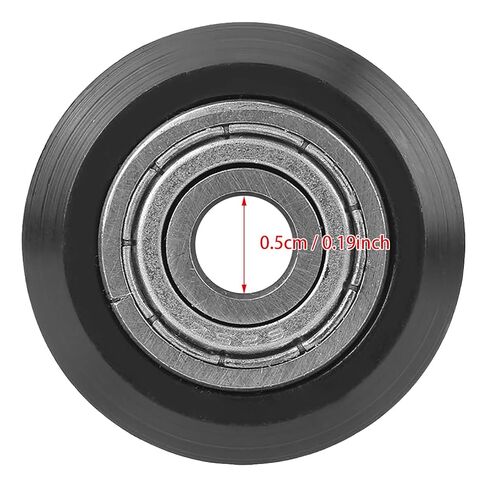 V Groove Pulley Wheels, POM Durable V Shape Groove Wheel with 625 Bearing 5mm Bore for 3D Printer CNC Machine Accessories Pack of 20 in Kuwait