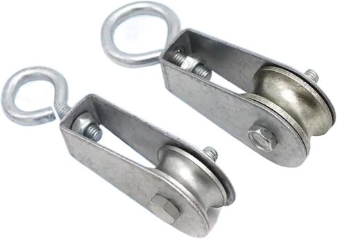 بكرة من الفولاذ المقاوم للصدأ، كتلة بكرة دوارة من الفولاذ المقاوم للصدأ مناسبة لنظام البكرة رفع معدات اللياقة البدنية (بكرة 2 بوصة 50 كجم 10 مم) in Kuwait