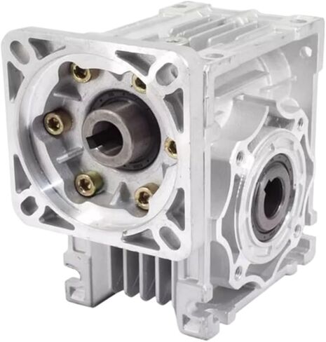 Worm Gear Reducer NMRV040 Gearbox for 6RK Axis Motor Input Flange 104X104 1.4cm Key 5mm(For Nema34 Motor,50) in Saudi Arabia