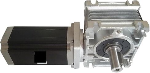 Worm Gear Reducer NMRV30 Gearbox Geared Motor NEMA23 57HS 3NM 2phase 112mm Length Stepper kit with Single Output Shaft(Ratio 15) in Saudi Arabia