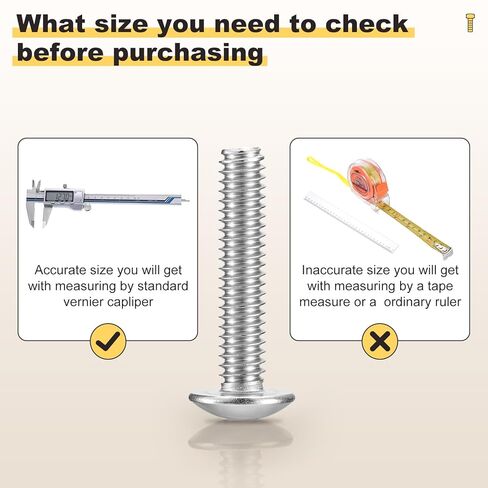 METALLIXITY Machine Screws Phillips Head(#10-24x1-3/4) 25Pcs, 304 Stainless Steel Round Head Phillips Drive Furniture Bolts - for Woodworking & Furniture Assembly, Silver in Kuwait