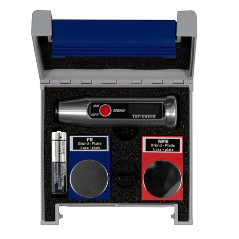 جهاز قياس سماكة الطلاء المزدوج LM-TC ​​من أدوات PCE للأسطح الحديدية وغير الحديدية، يقيس سماكة الطبقة من 0 إلى 5000 ميكرومتر، إلى جانب مجموعة المعايرة والتصميم المضغوط in Kuwait