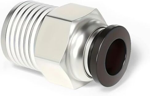 1PCS Male Straight 4mm Tube OD x 1/8 Inch BSP Thread Push to Connect Fitting PC4-01 in Saudi Arabia