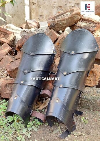Nautical-Mart العصور الوسطى درع الساق الجلدية غريفز زي الهالوين in Kuwait