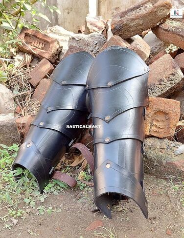 Nautical-Mart العصور الوسطى درع الساق الجلدية غريفز زي الهالوين in Kuwait