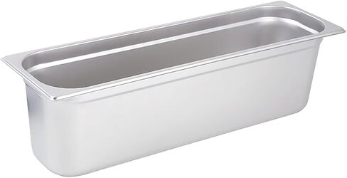 Winco Half Size (Long) 6" Deep Metal Food Pan/Steam Table Pan, Anti-Jam, 22 Gauge in Saudi Arabia