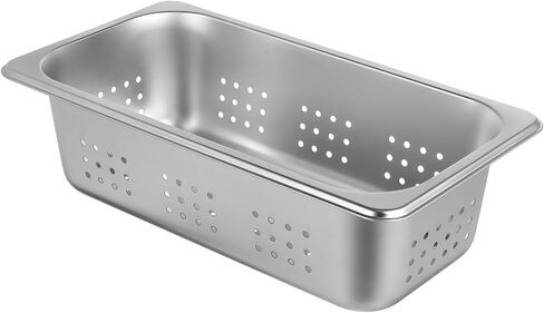 GARVALON Stainless Steel Steam Pan Perforated Easy to Clean Versatile Use Hotel Pan in Kuwait