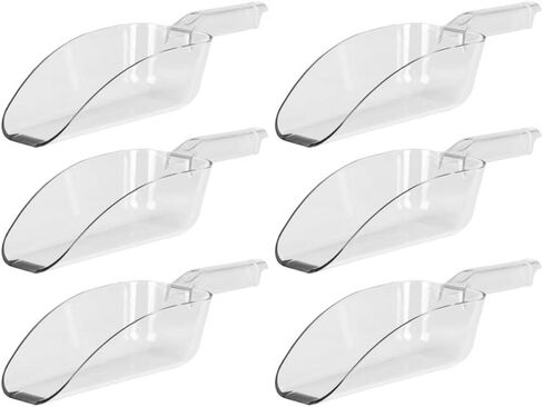 AME D'ESSENCE 12 Oz Polycarbonate Utility Scoop – Heavy-Duty, Shatter-Resistant Multi-Purpose Scoop for Ice, Dry Goods, Candy, Popcorn, Spices, Flour, and More in Saudi Arabia