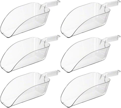 AME D'ESSENCE 12 Oz Polycarbonate Utility Scoop – Heavy-Duty, Shatter-Resistant Multi-Purpose Scoop for Ice, Dry Goods, Candy, Popcorn, Spices, Flour, and More in Saudi Arabia