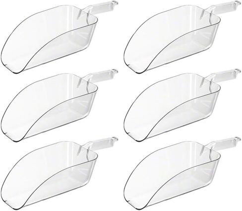 AME D'ESSENCE 12 Oz Polycarbonate Utility Scoop – Heavy-Duty, Shatter-Resistant Multi-Purpose Scoop for Ice, Dry Goods, Candy, Popcorn, Spices, Flour, and More in Saudi Arabia