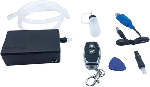 Mini Fog Smoke Machine Fogger Foggy Maker w/Wireless Remote Control, Handy Portable for Photography Cosplay Airflow Testing in Saudi Arabia